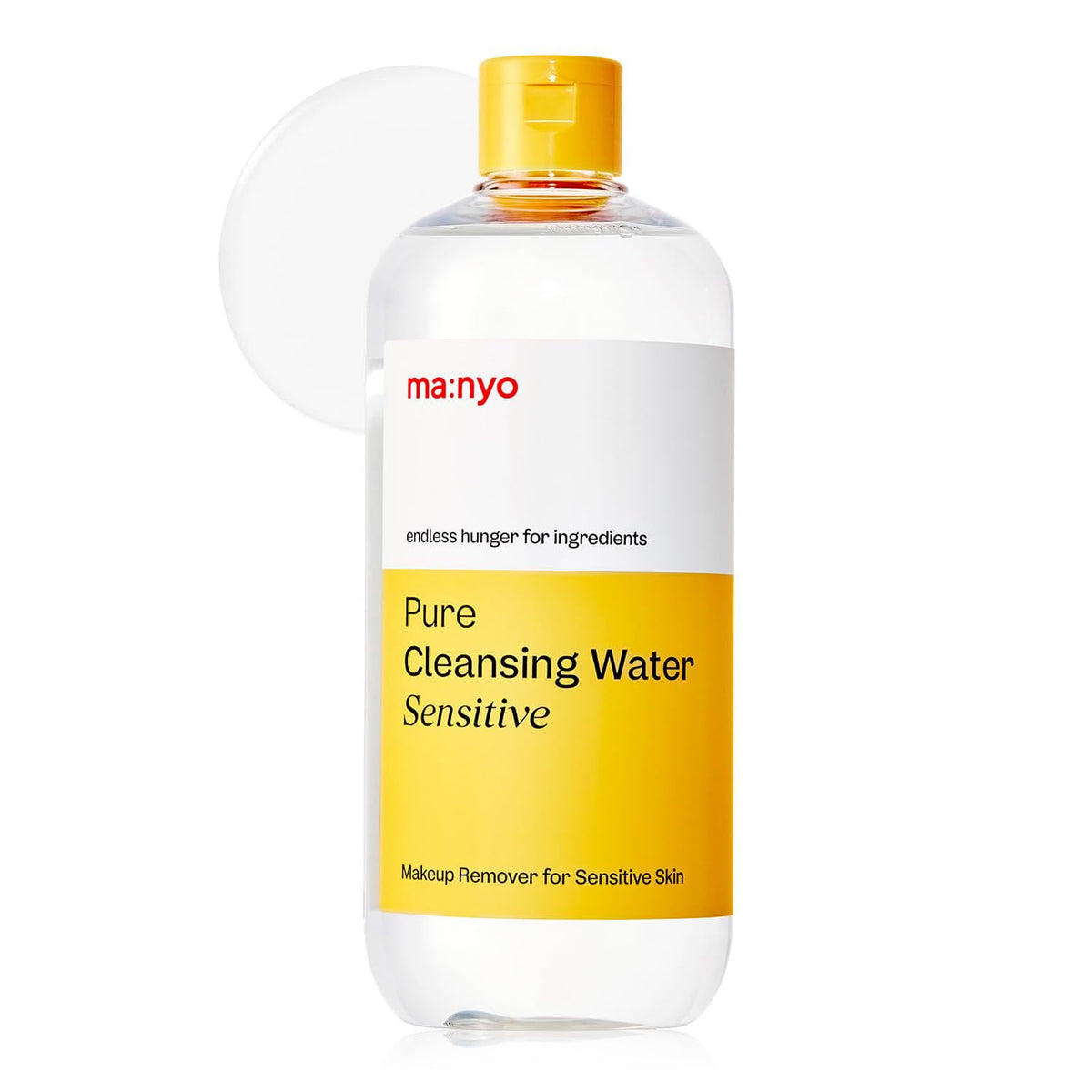 MANYO Pure Cleansing Water, Micellar Makeup Remover, Hydrating, 16.9 fl oz