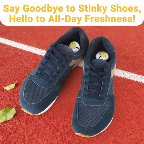 Knixmax Versatile Deodorizer Balls for Shoes Gym Bags Home Freshener for Closets Lockers Odor Eater Eliminate Unpleasant Scent Fresh Linen Pickleball