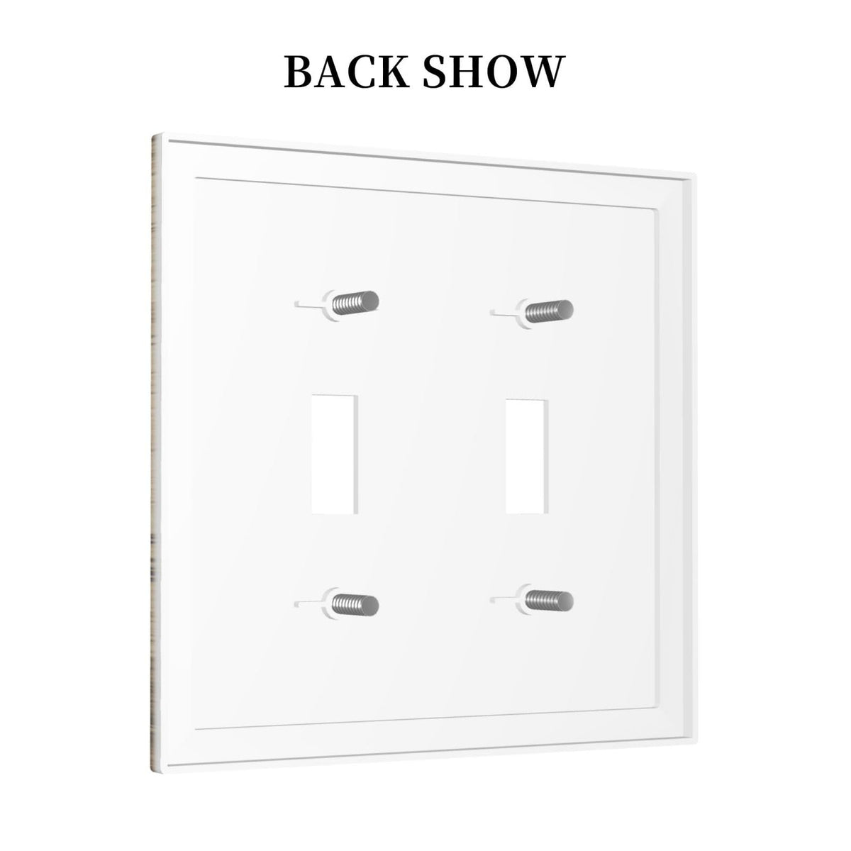 VBHUYG Decorative Light Switch Cover Plate Rustic Clawfoot Tub with Lavender Wildflowers 2 Gang Outlet Covers Double Toggle Wall Plates for Electrical Switch Plate Covers Faceplate for Home Decor