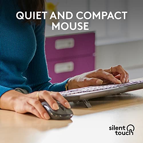 Logitech MK370 for Business Wireless Keyboard and Mouse Combo - Graphite | For Business, Full-Size Keyboard, Secure Logi Bolt USB Receiver, Bluetooth, Globally Certified Windows, Mac, Chrome, Linux - size: One Size