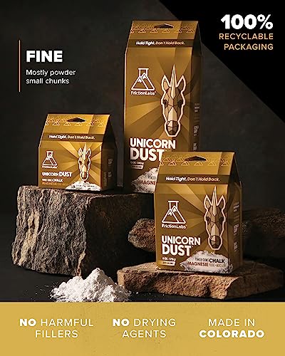 Friction Labs Grip & Recovery Bundle – Secret Stuff Liquid Chalk, Unicorn Dust Loose Chalk (2.5oz) & Athletic Hands Cream – Long-Lasting Grip & Fast Skin Repair for Climbing, Lifting, Gymnastics