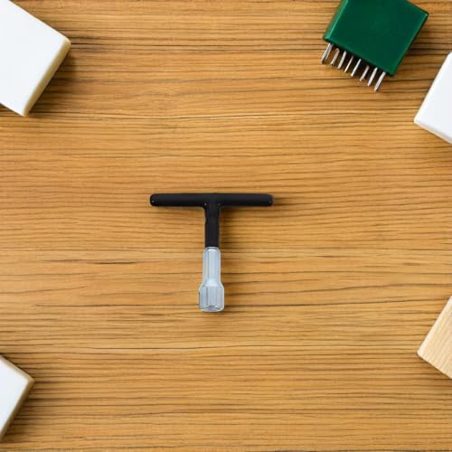 4pcs Metal Wing Nut Driver Tool with T Handle, Eye Screw Installation Tool for Manual Screw Hook and Hook Bolt Fastening, Handheld Wing Nut Hand Driver for Home and Workshop Use