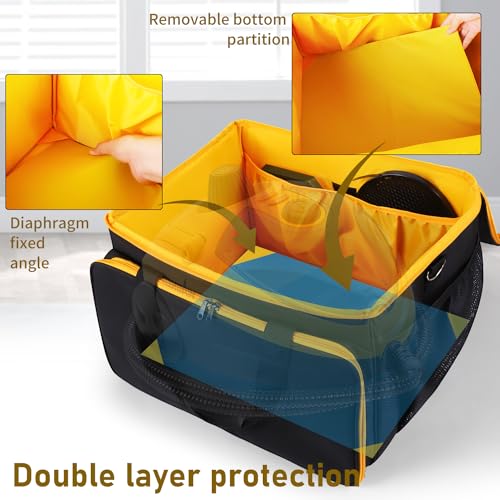 Adjustable Storage Bag Compatible with Wagner Spraytech C900134 Steamer Portable Steam Cleaner Carry Bag with Extra Pockets for Accessories (Bag Only)