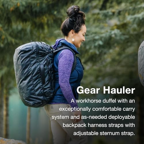 Osprey Transporter Lightweight Travel Duffel Bag - Extra Large Water Resistant Durable Gear Bag for Men and Women - color: Frosty Mint/Soundwave Grey, style: 40l