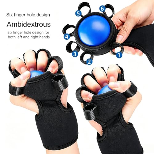 Hand Exercise Balls Grip Muscle Trainer Ball | Finger Exercise Tool for Workout Outdoor Weightlifting Rock Climbing Home Fitness Gym Office - color: Blue