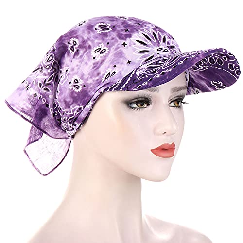 Women Printing Sun Cap Head Hat Hut 33 Hat Racks for Baseball Caps Wall Mounted - color: Purple+grey+hot Pink