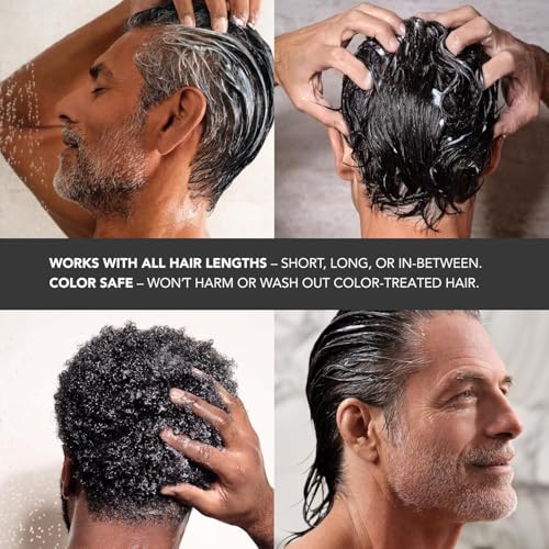 Caldera + Lab The Hair Care System | Men's 3 Piece Hair Routine | Includes shampoo, conditioner & scalp serum. Sulfate-free routine supports fuller, healthier-looking hair - size: 3-Piece Hair Care Set