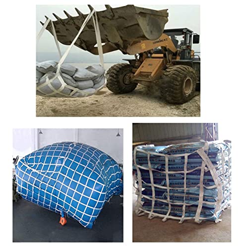 Climbing Cargo Net Heavy Duty,Ninja Net,Rope Ladder for Kids Outdoor Treehouse Backyard Playground Indoor Obstacle Webbing Net for Swing Set Jungle Gym Accessories for Slacklines,White - size: 3x4ft/0.9x1.2m