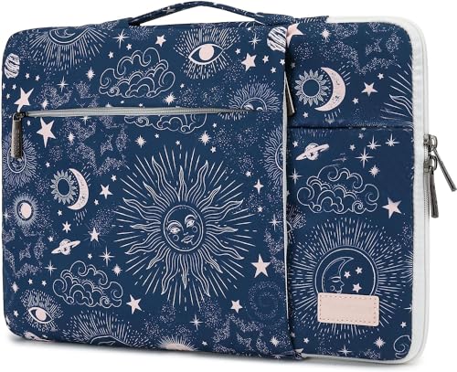 360° Protective Laptop Sleeve Case Bag with 3 Pockets for MacBook Pro 14 inch and 14 inch-14.4 inch Screen Laptop (Sol de Mayo) - color: Sol de Mayo(3 Pockets), size: 14 inch-14.4 inch
