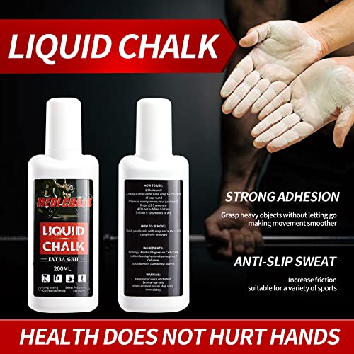 Liquid Chalk, Sports Chalk, Hand Grip Chalk,Weightlifting Chalk,Gym Chalk,Work Out Chalk for Cross Training, Powerlifting,Pole Dance - style: 50ML