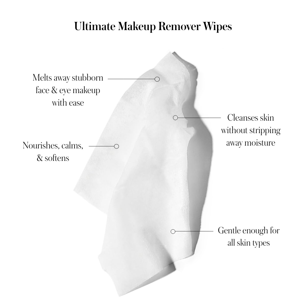 RMS Beauty Makeup Remover Wipes - Coconut Oil Towelettes, 30 ct