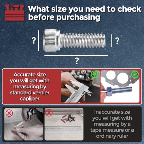 50pcs M5 Socket Head Cap Screws Bolts Nuts Assortment Kit - [M5x30/35/40/45/50mm] 304 Stainless Steel Allen Socket Drive for 3D Printer - size: M5x30/35/40/45/50mm