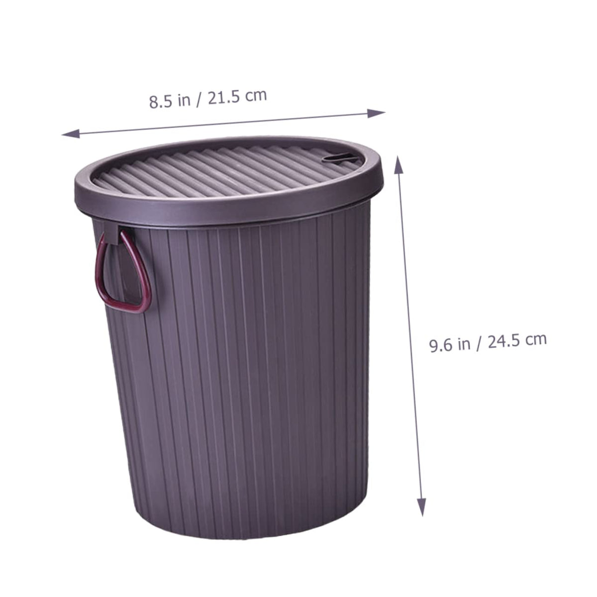 Holibanna Tea Dregs Bucket with Lid Tea Leaves Strainer Basket for Ceremony Plastic Residue Filter Bucket for Home Office Study 9.64 X 8.46 X 8.46 in