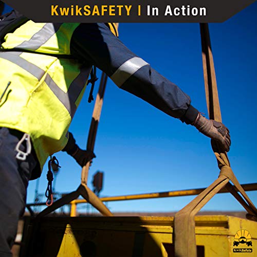 KwikSafety - Charlotte, NC - Mighty Sumo 1”x 12’ Poly Web Sling Lifting Strap Construction ASME OSHA / 3200lbs Vertical 2550lbs Choker 6400lbs Basket/Rigging Moving Towing Hoisting Gear - size: 1"x12' | 3200 lbs