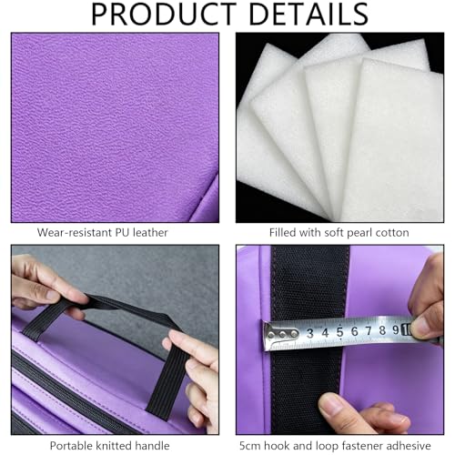 Foldable Pole Crash Mat, Pole Dance Mat, Anti-Collision Cushioned PU Leather Mat for Yoga, Gymnastics, Pole Dancing Pink 4" Tx4.9'W