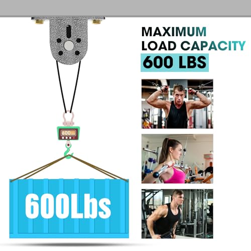 Cable Rope Bearing Pulley Wheel, Wall-Mounted Fixed Pulley Weight System for Home Gym, Weightlifting, DIY Fitness Equipment, Ceiling Mount Accessories - color: Grey-4pcs