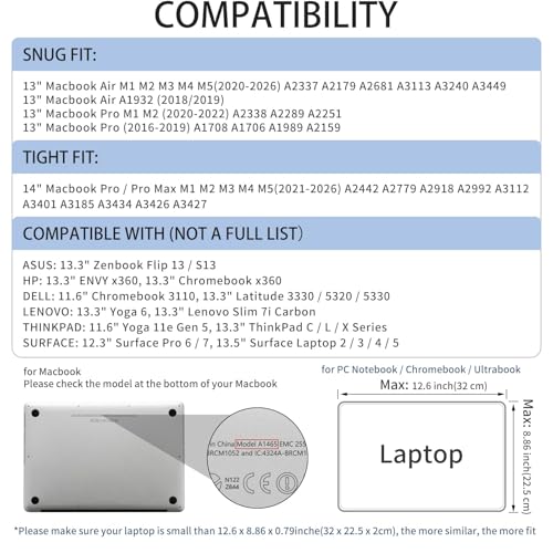 RAINYEAR 13 Inch Laptop Sleeve Case Padded Carrying Bag, Khaki | Slim Protective Soft Zipper Computer Cover for 13.3 inch MacBook Air/Pro M1 M2 M3 M4 M5 A3449 A3240 A3113 A2681 A2338 - color: Khaki, size: 13"