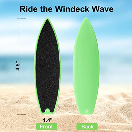 4 Pack Finger Surfboard for Car Ride - 1.4" x 4.5" Pro Air Fingerboard, Fun Keepsake Toy Gifts for Teens, Ideal Birthday & Travel Stocking St - color: Blue Black Green Yellow and Red