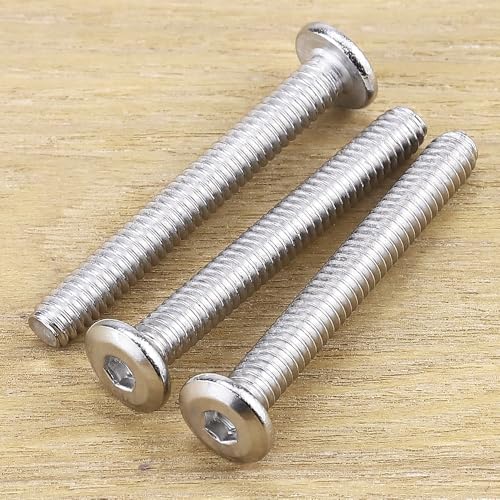 1/4-20 x 1-3/4" Hex Socket Head Cap Screws, 304 Stainless Steel 18-8, Chamfered Countersunk Machine Screws for Furniture, Binding, Machinery, Automotive, DIY Projects, 25 PCS - size: 1/4-20 x 1-3/4"