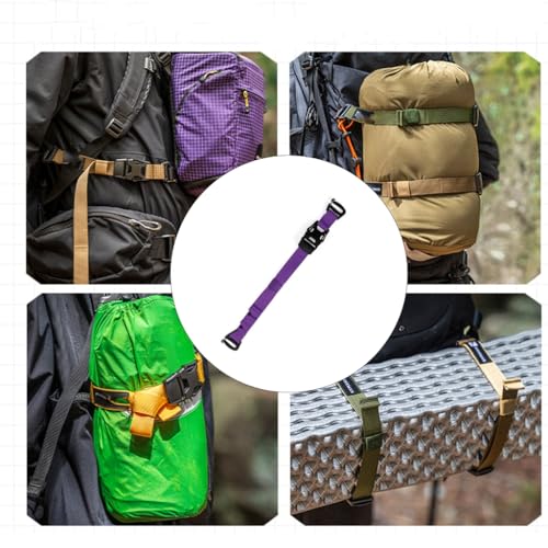 Quickly Detaches Lashing Strap Durability Outdoor Gears Attachments for Backpacks Expansion - color: Khaki