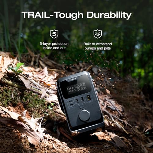 EF ECOFLOW TRAIL 300 DC Portable Power Station with Waterproof Travel Bag | 288Wh LiFePO4 Power Bank, 300W DC, Solar Generator, for Camping, Travel, and Emergency Power - style: TRAIL300+BAG