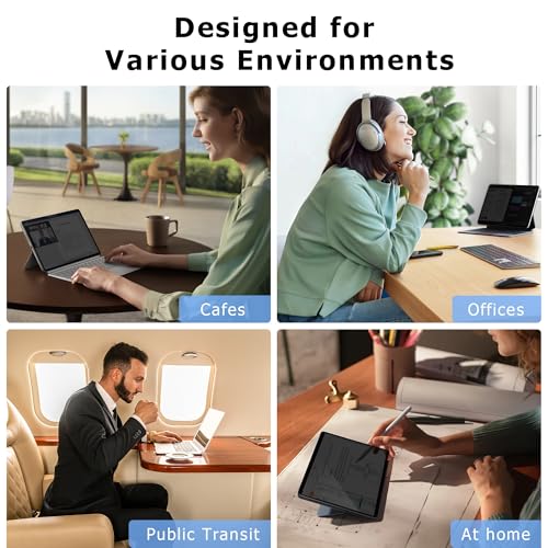 Megoo Privacy Screen Protector for Surface Laptop 6/5/4/3/2/1 13.5 Inch, Anti-Spy, Anti-Glare, Blue Light & UV Blocking, Magnetic Nano Technology, Removable Design - size: Laptop 6/5/4/3/2/1 13.5"