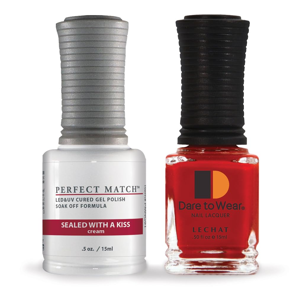 Lechat Perfect Match Gel Polish, Sealed With A Kiss, 0.5 Fl Oz (Pms91)