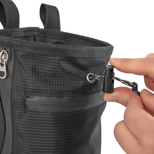 Adjustable Bouldering Chalk Bag Talcum Powder Weightlifting Pouches Rock Climbing Bags Climbing Equipment Bouldering Bucket - color: Sky Blue