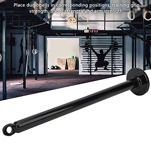 EVGATSAUTO Loading Pin, Stainless Steel Weight Plate Holder Grip Training Tool, 20mm or 48mm Tube Diameter, Bottom Support Frame for Forearm Work Home Gym Strength Training - size: 20 diameter*320mm