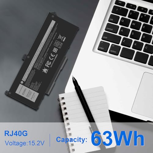 Fancy Buying RJ40G Laptop Battery for Dell Latitude 14 5420 Latitude 15 5520 Precision 15 3560 Series Laptop 01K2CF 075X16 WY9DX P137G P137G001 P104F P104F001 0WK3F1 0M3KCN 005R42 F3T9T 7RV10 - size: 9.64*3.78*0.23inch
