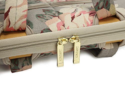 White Rose Patten water resistant Laptop Shoulder Messenger Bag Case Sleeve for 15 Inch 15.6 Inch Laptop,Laptop Briefcase - color: White Rose, size: 15-15.6 Inch