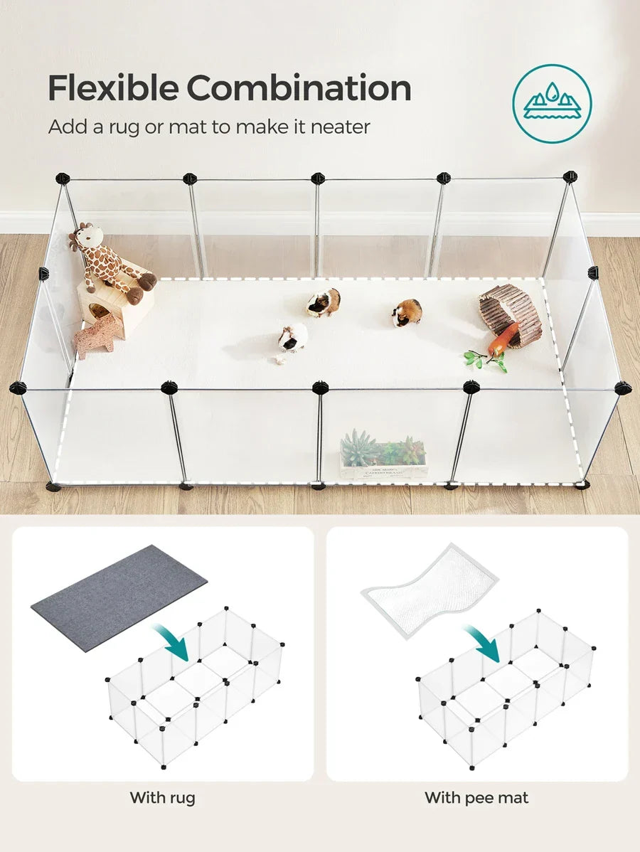 SONGMICS Pet Playpen With Floor
