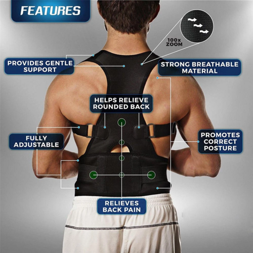 Magnetic Back Posture Corrector Brace