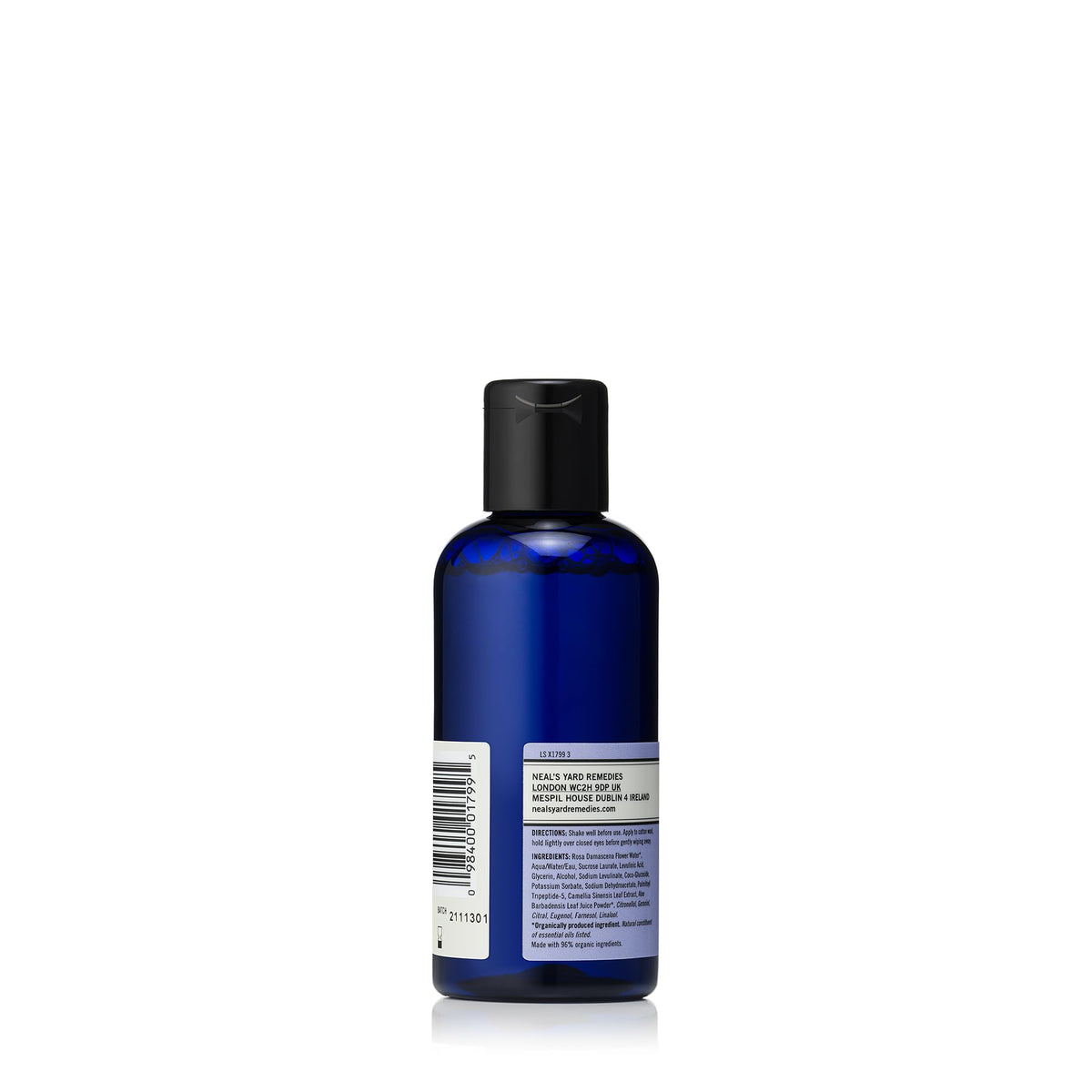 Neal's Yard Eye Make-Up Remover with Tripeptides, Removes Waterproof Makeup, Oil Free, Hydrates Skin, Conditions Lashes, Cruelty-Free, 100mL