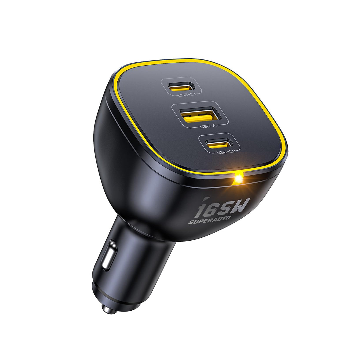 AOHI 165W Laptop Car Charger Adapter 140W PD 3.1/100W PD 3.0 USB C Charging