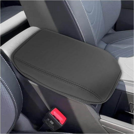 SXCY for 2025 VW Tiguan Armrest Cover for 2025 Volkswagen Tiguan Accessories 2025 Tiguan Center Console Cover 2025 Tiguan Middle Console Cover (Thin Cover with Black Line)