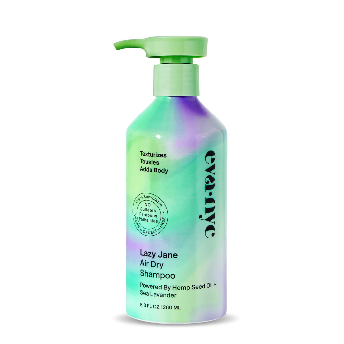 Eva Nyc Lazy Jane Air Dry Shampoo, Natural Texture And Frizz Control For Hair, Vegan And Gmo-Free, Anti-Frizz For Women, 8.8 Fl