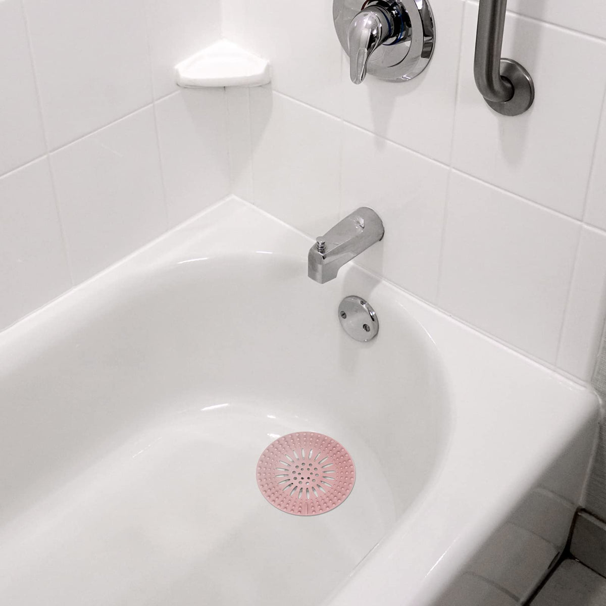 Gotega 5 Pack Sink Drain Strainer, Hair Catcher for Bathroom Tub Shower