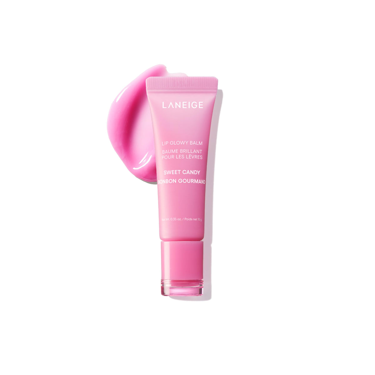 LANEIGE Lip Glowy Balm: Sheer Tinted Lip Treatment Balm Tube with Shea & Murumuru Butters for Hydrating, Moisturizing, Glossy, Non-Sticky Shine, Berry | Korean Skin Care, Sweet Candy