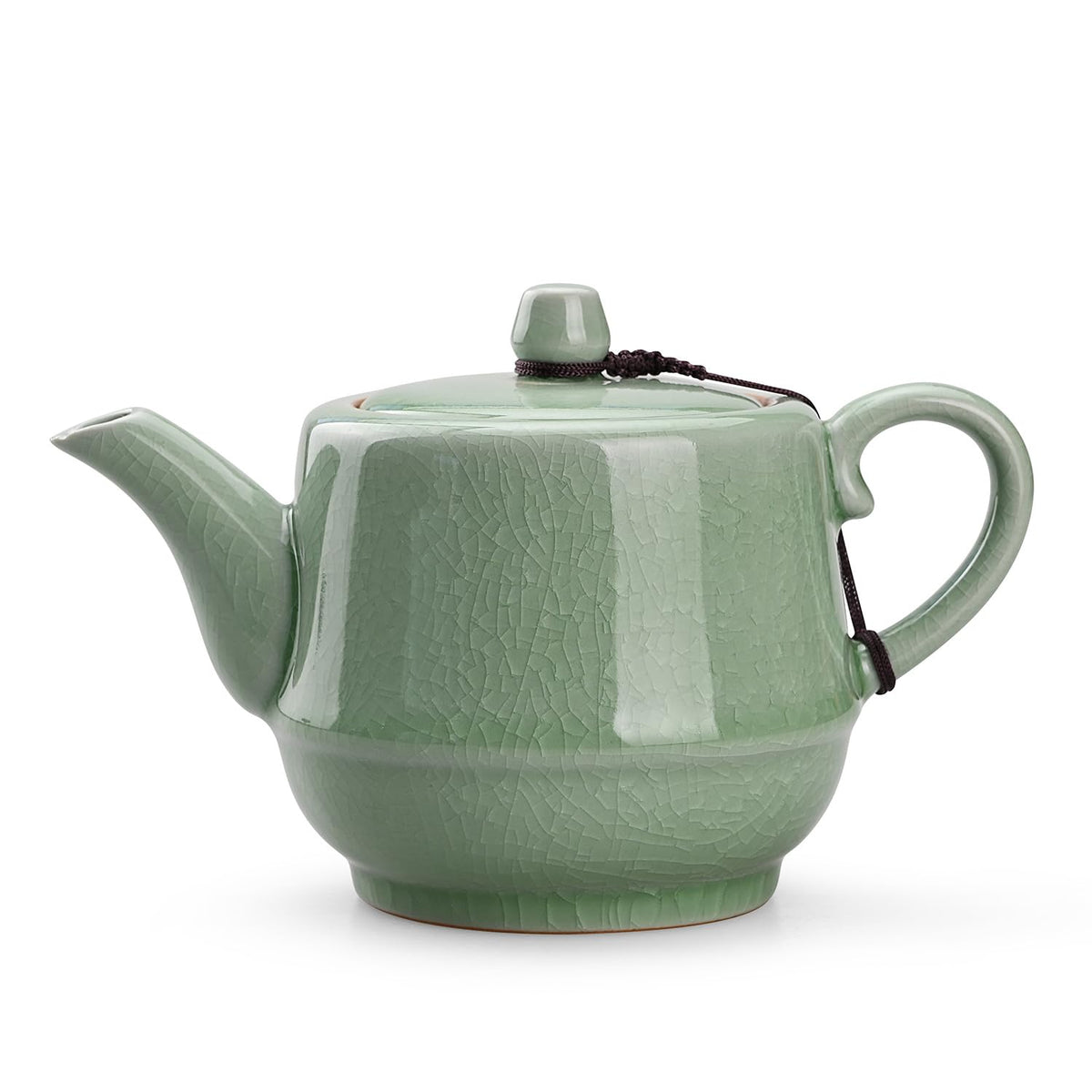 Amoysanli Ceramic Teapot with Infuser for Tea Coffee Milk as Gift Pink Cyan