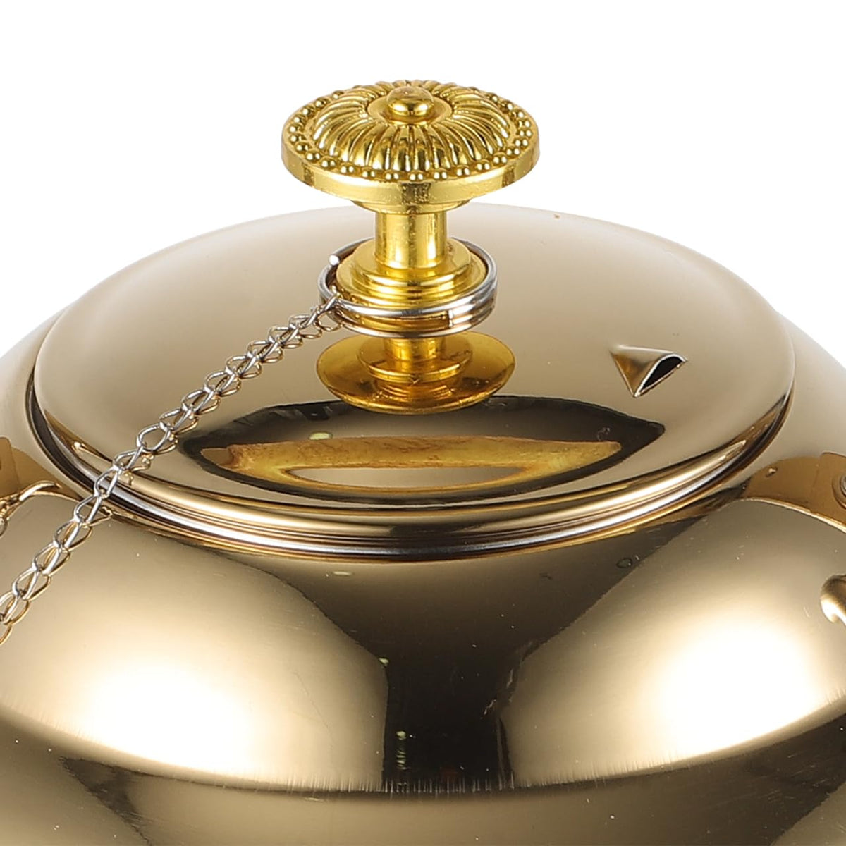 UPKOCH Stainless Steel Teapot with Strainer 2L Golden Tea Pot