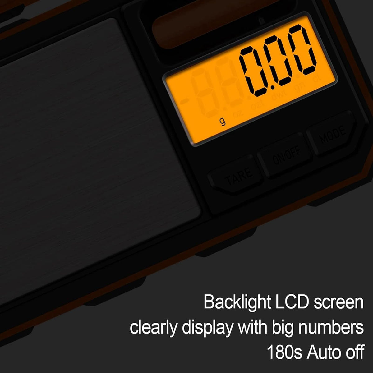 UNIWEIGH Digital Gram Scale,200g/0.01g High Precision Pocket Mini Scales