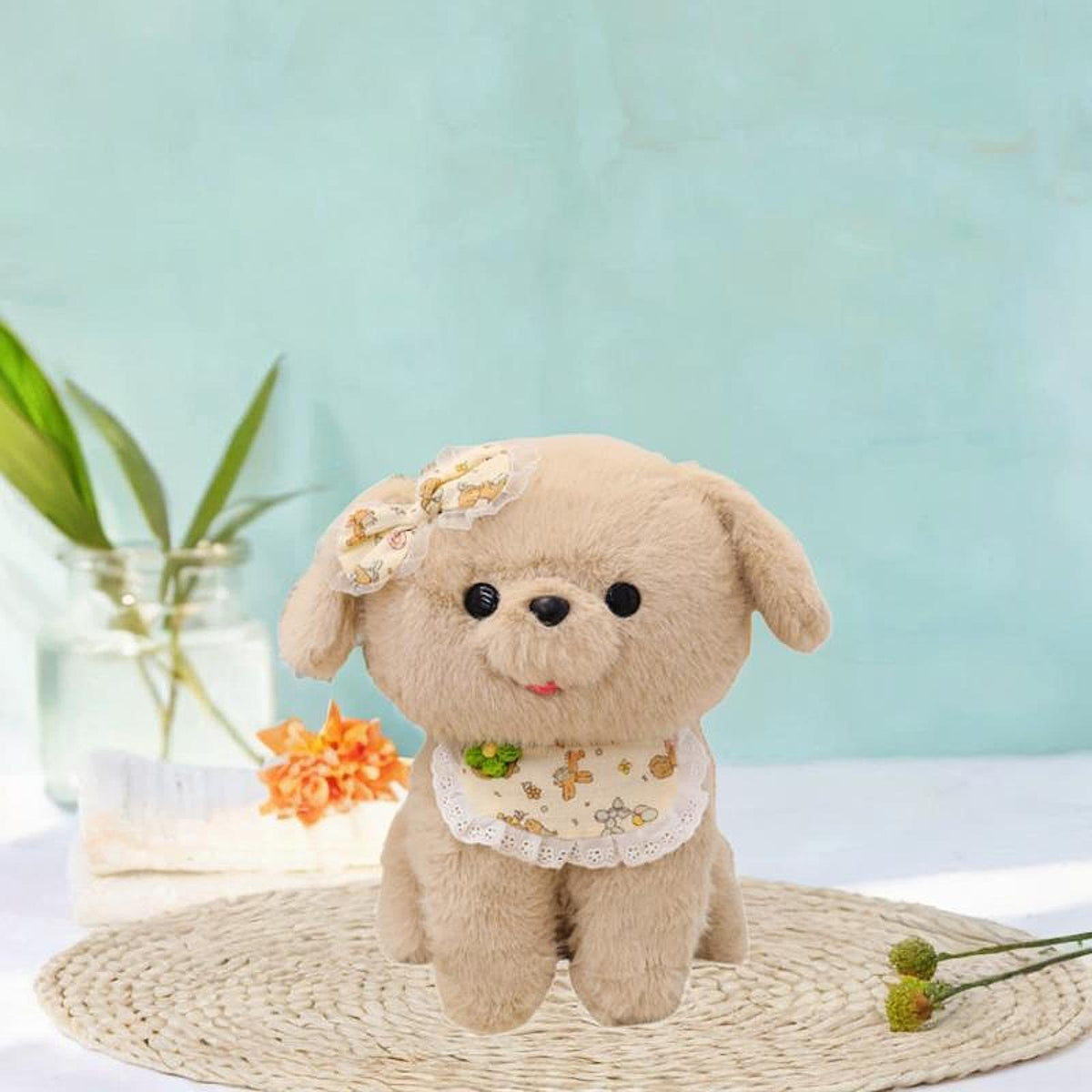 Fonowx Plush Doll Stuffed Animal Plush Doll Soft Toys Cushion Pillow Cute Soft Hug Back Cushion Bedtime Sleep Toy Lightweight and Skin Friendly Plush with, 40cm
