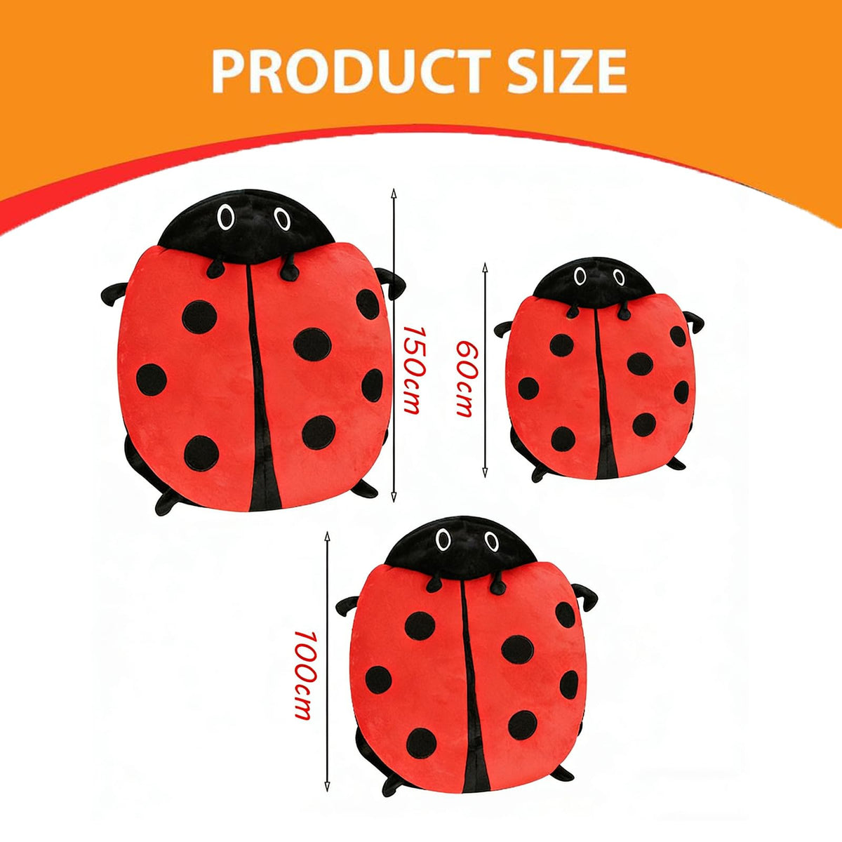 Wearable Lady Beetle Pillow, 40In Giant Wearable Pillow Beetle-Inspired