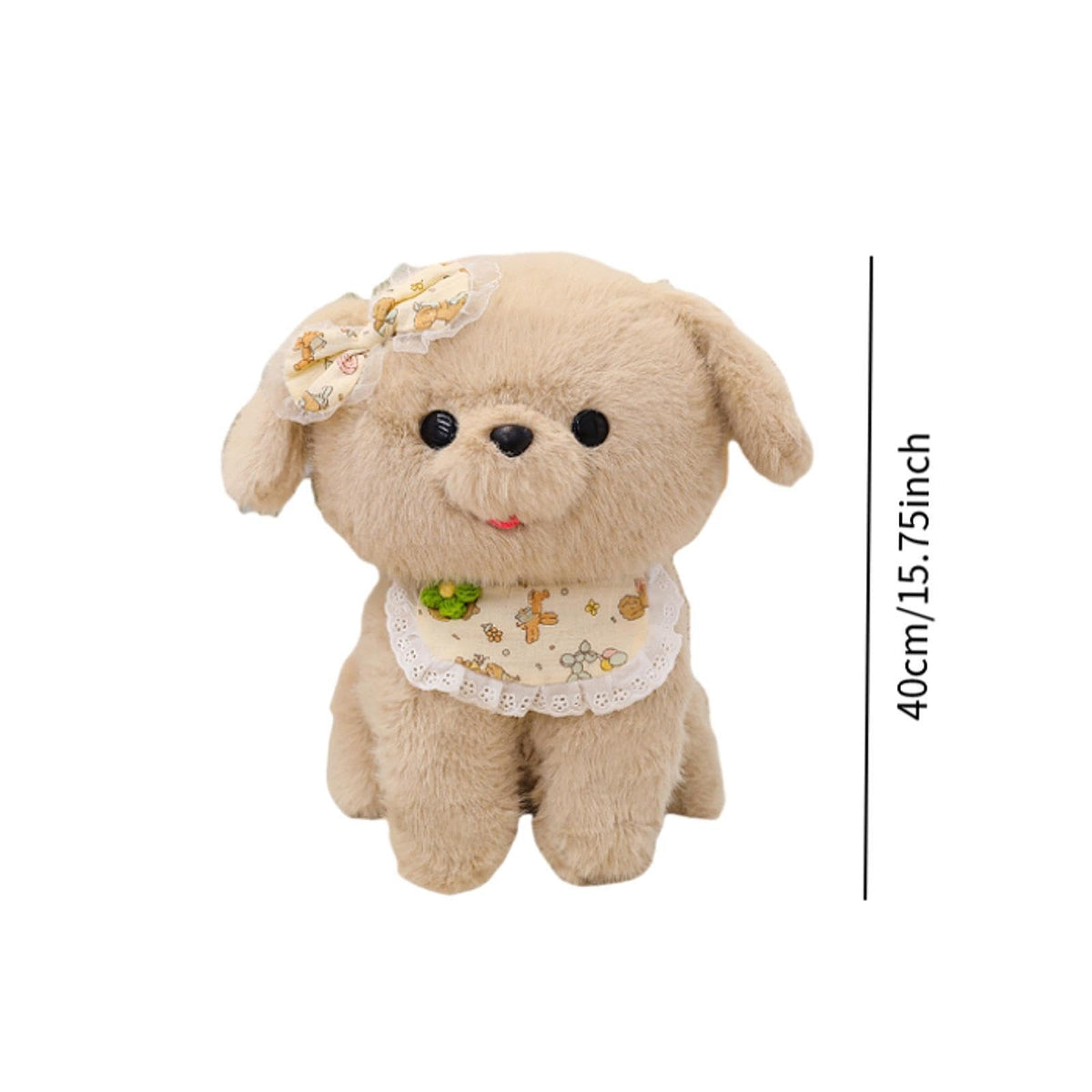Fonowx Plush Doll Stuffed Animal Plush Doll Soft Toys Cushion Pillow Cute Soft Hug Back Cushion Bedtime Sleep Toy Lightweight and Skin Friendly Plush with, 40cm