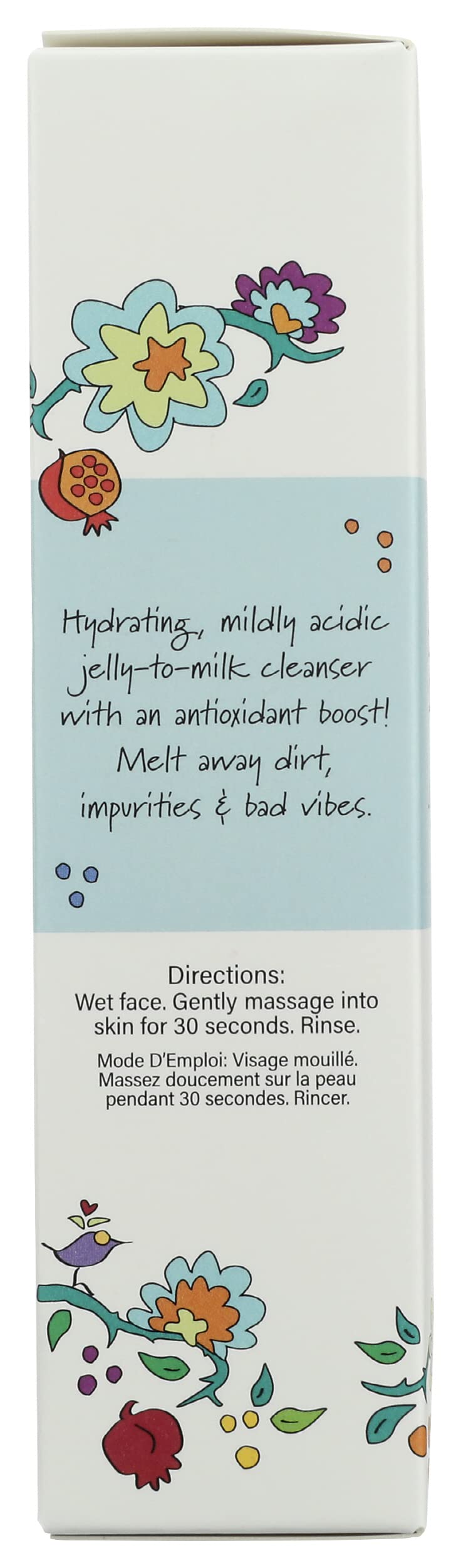 Mad Hippie Gel Cleanser - Jelly to Milky Hydrating Face Wash for Women/Men with Rose, Chamomile, and Hyaluronic Acid, 4 FL OZ