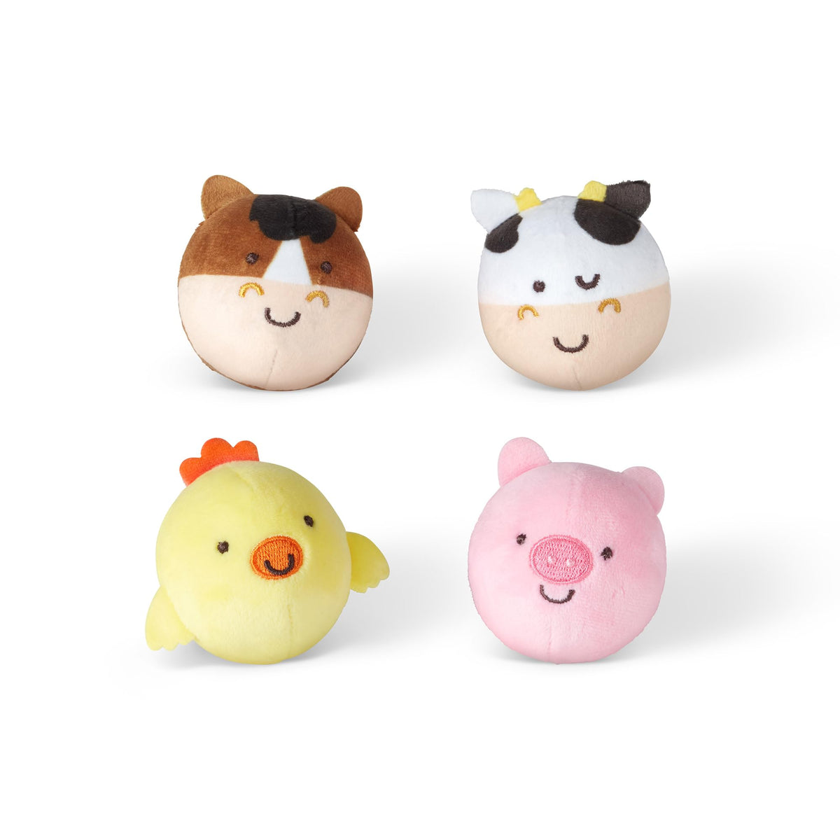 Melissa & Doug Rollables Farm Friends Infant and Toddler Toy (4 Pieces)