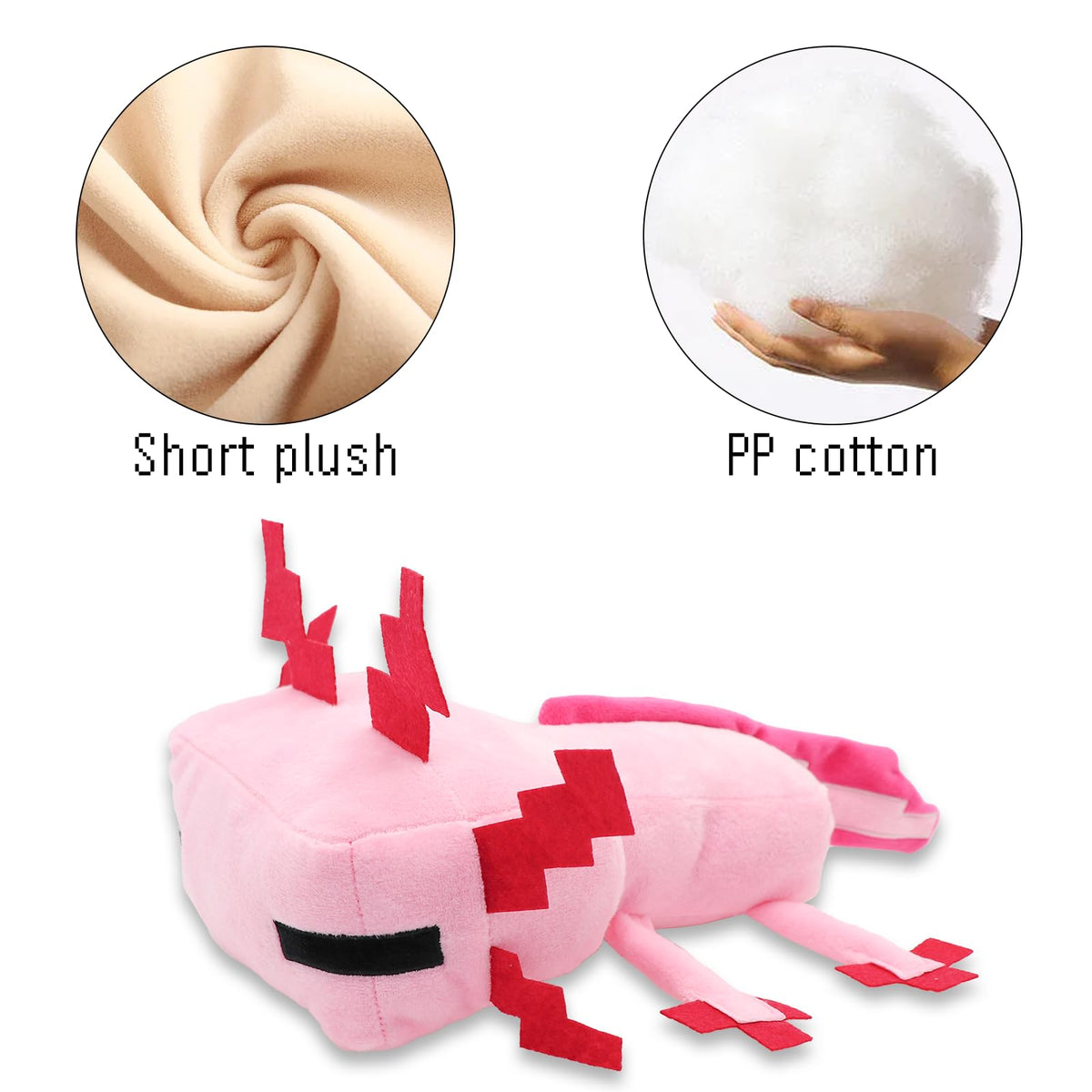 XSLWAN Blue Axolot Plush、Green Axolot Plush、 Pink Axolot Plush and Purple Axolot Plush Plush Stuffed Toy Soft Throw Pillow Kids Birthday Gift for Holidays, Birthdays（4PCS