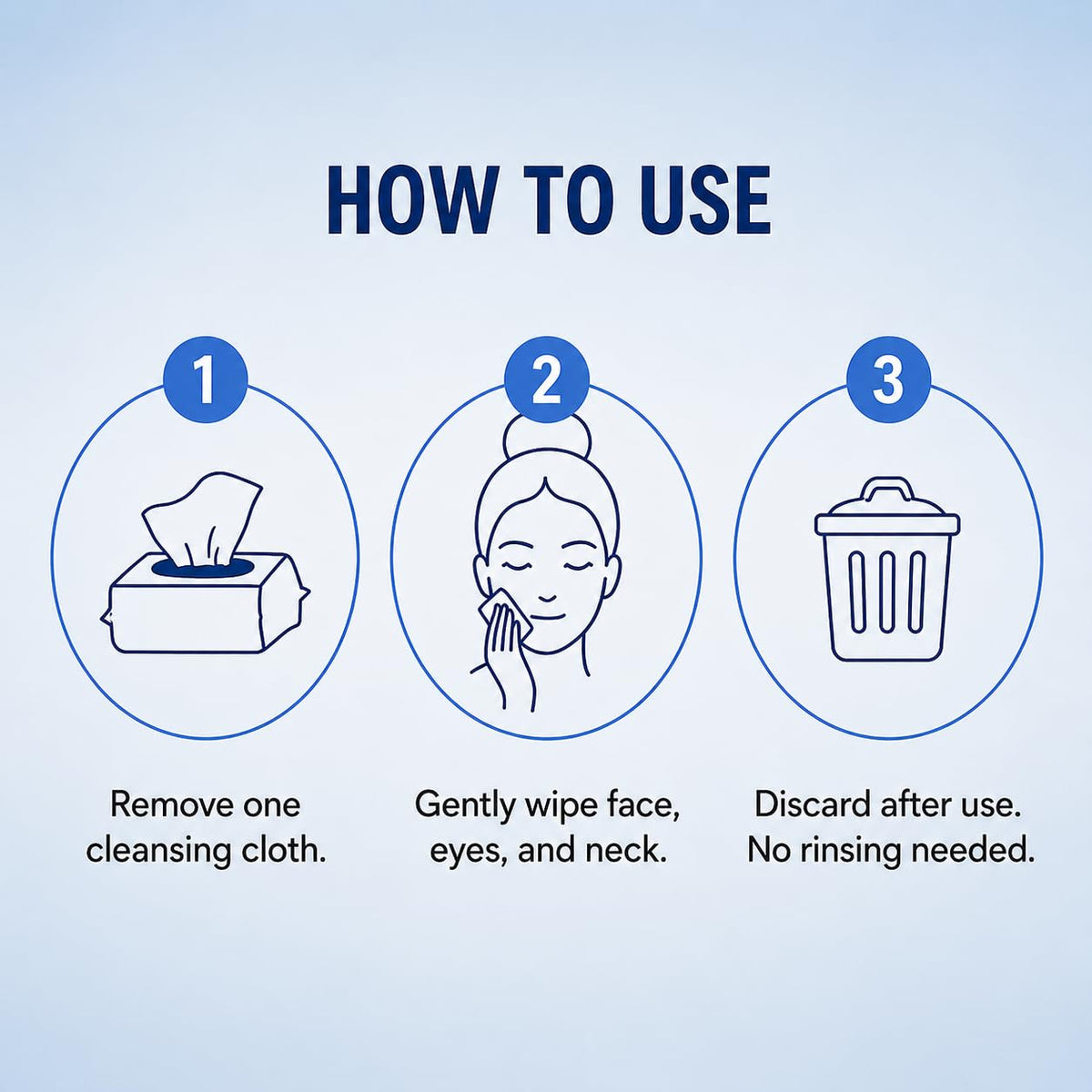 Global Beauty Care Retinol Waterproof Makeup Remover Facial Cleansing Wipes