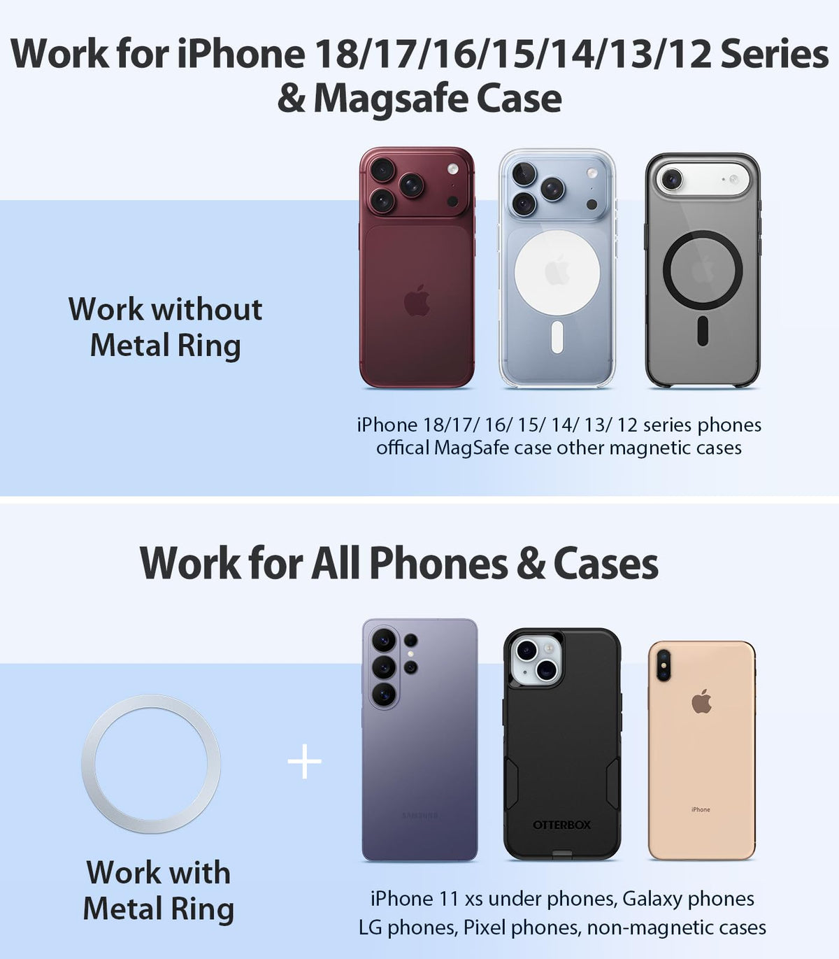 VICSEED for MagSafe Car Mount [Upgraded Strongest Magnet Power] Magnetic Phone Holder for Car Vent 360 Adjustable Magnetic Car Phone Holder Mount for iPhone 18 Pro Max 17 16 15 14 13 12 Plus Mini